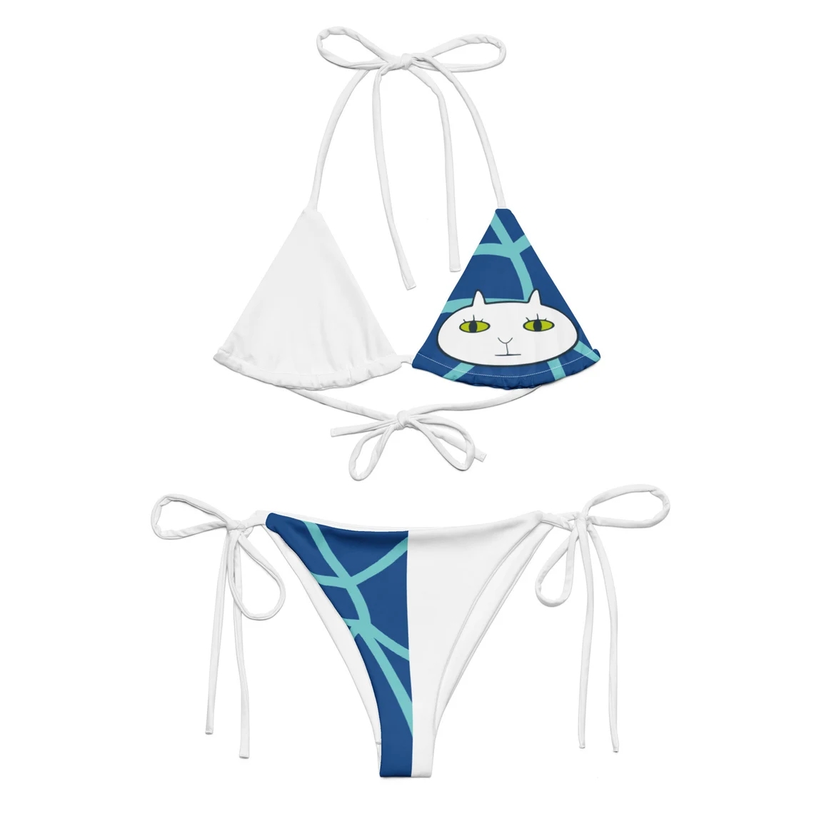 Lace Bralette Set - Anime Nami คอสเพลย์ชุดว่ายน้ําหญิงสาวเซ็กซี่ Halter คอ Lace