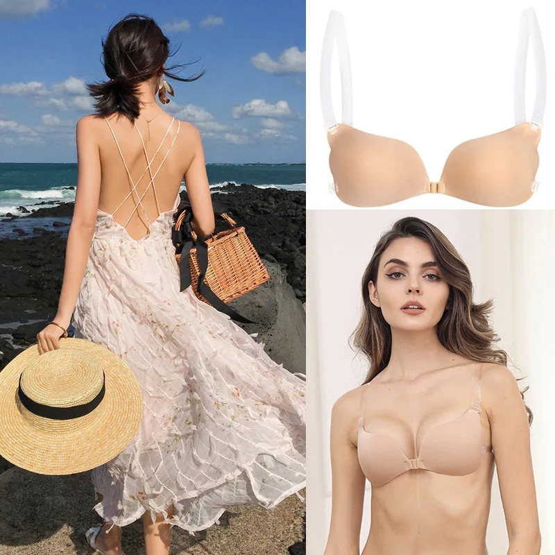 ชุดชั้นในสตรีแบบซ่อนทำจากซิลิโ - Backless Bra Sticky บทวิจารณ์และราคา