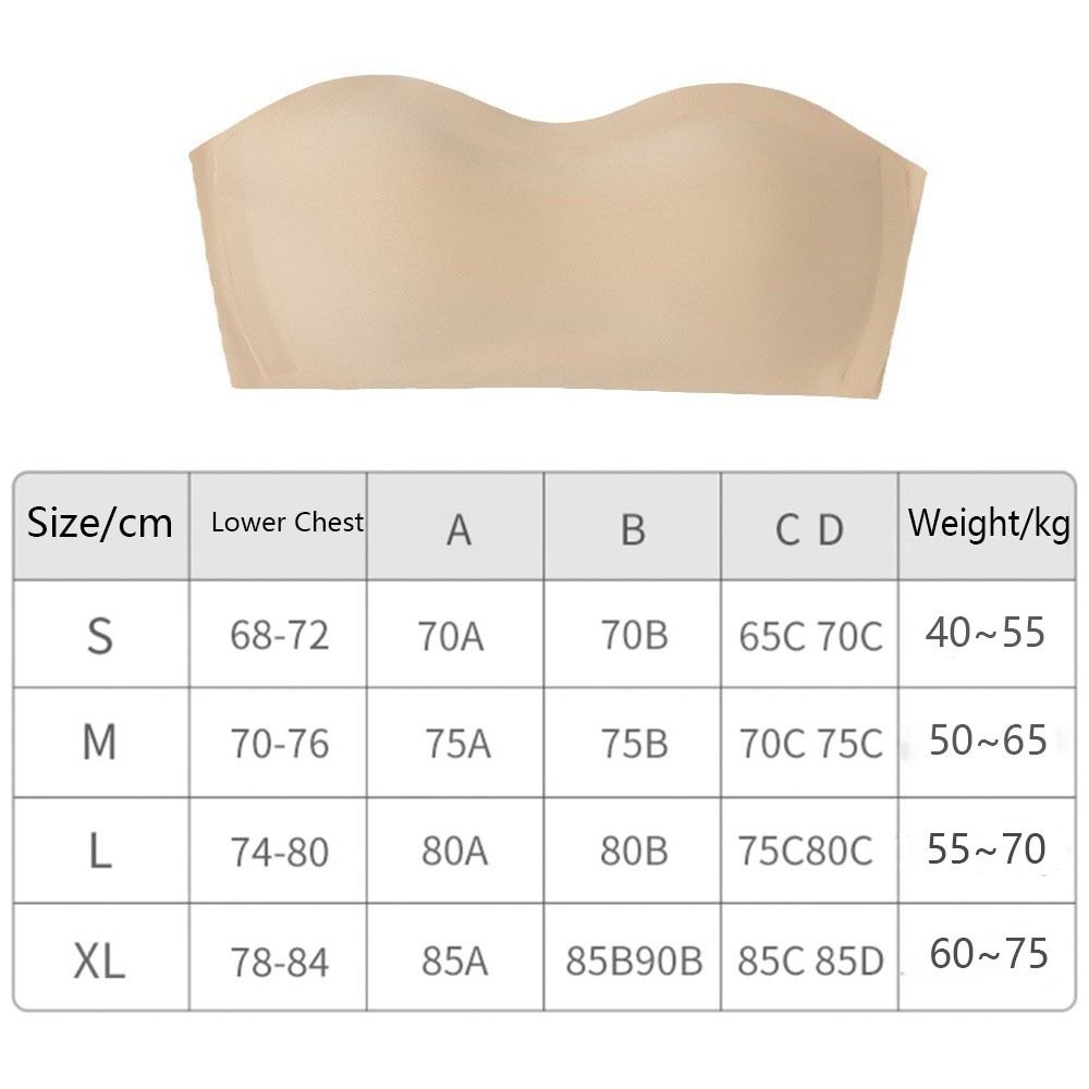 สีทึบ Strapless ห่อ Bra ที่มอง - Plunge Bra Push Up บทวิจารณ์และราคา
