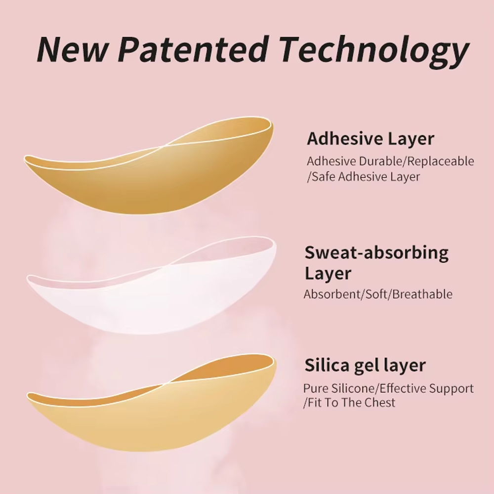 บราซิลิโคนยกกระชับหน้าอกแบบติด - Backless Bra Sticky บทวิจารณ์และราคา