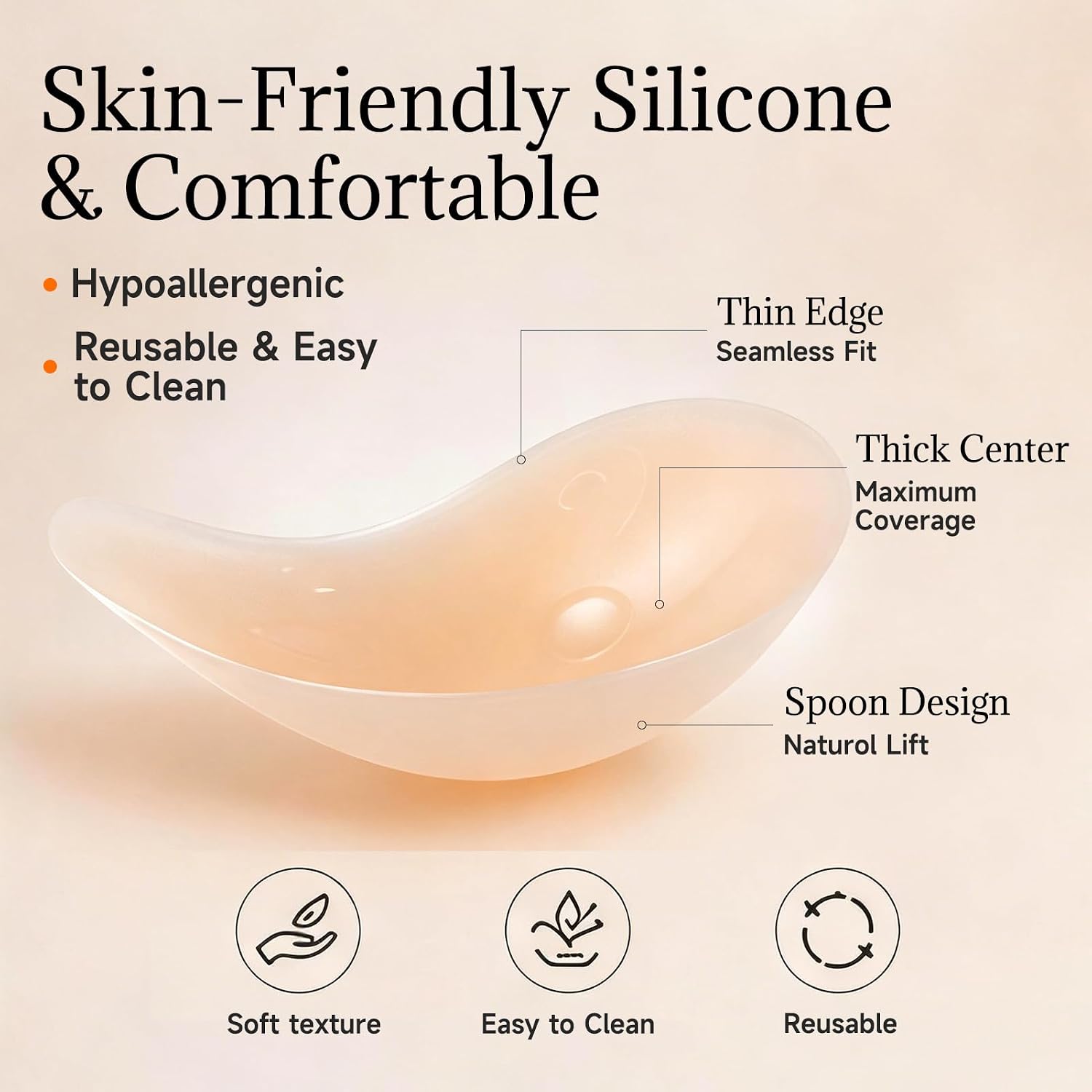 แผ่นปิดจุกนมซิลิโคนแบบมีกาวในต - Push Up Bra Silicone บทวิจารณ์และราคา