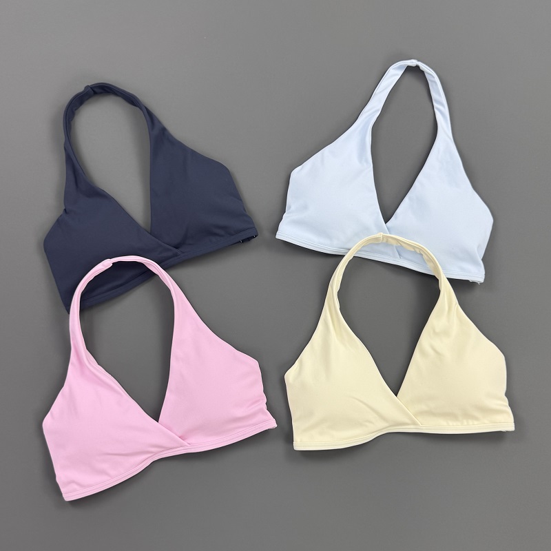 เสื้อออกกำลังกายผู้หญิง ทรงฮอล - Sports Bra Racerback บทวิจารณ์และราคา