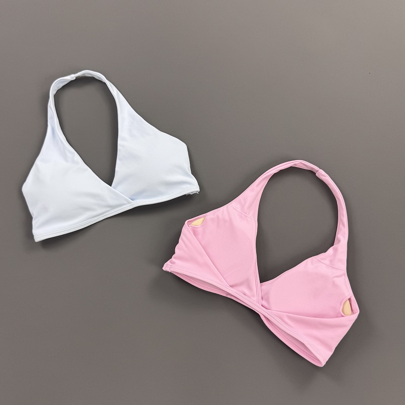 เสื้อออกกำลังกายผู้หญิง ทรงฮอล - Sports Bra Racerback บทวิจารณ์และราคา