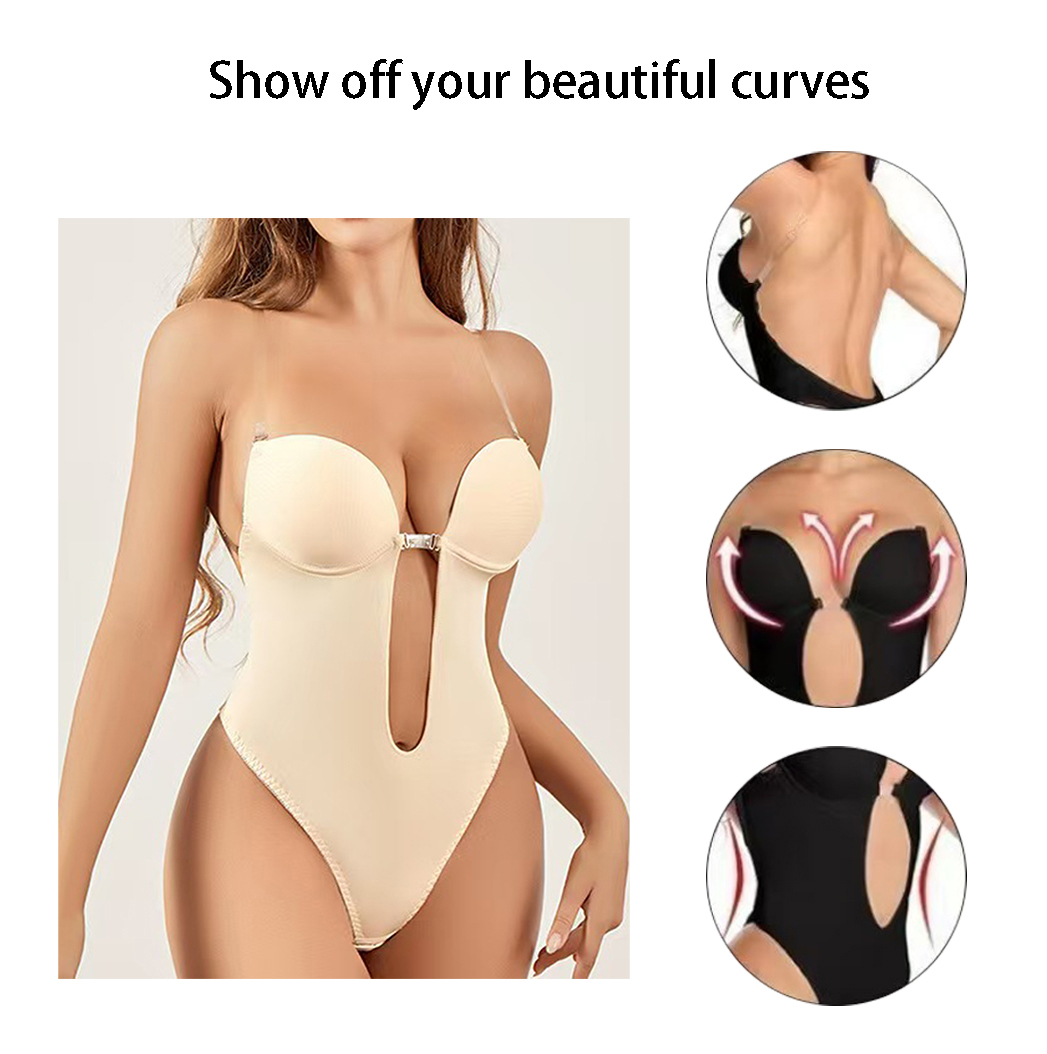 บอดี้สูทกระชับสัดส่วนแบบไม่มีส - Plunge Bra Push Up บทวิจารณ์และราคา